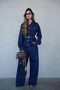 חליפת ג׳ינס ארוכה חליפת ג׳ינס ארוכה