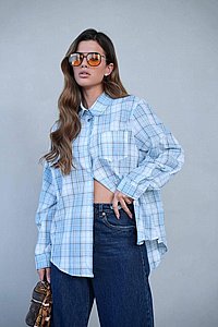 מכופתרת משבצות מכופתרת משבצות